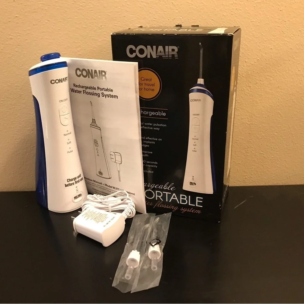 Conair Rechargeable Portable Water Flossing System.